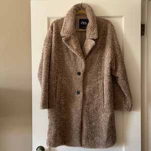 Zara Curly “Teddy” Coat